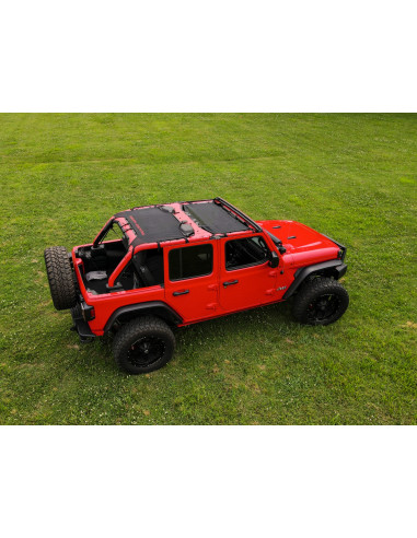 ROUGH COUNTRY Mesh Bikini Top Plus Black | Jeep...