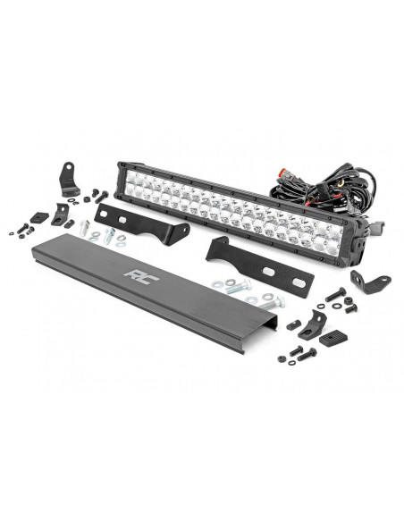 ROUGH COUNTRY LIGHTING 20" Chrome Dual Row LED Bumper Kit | Jeep Grand Cherokee WK2