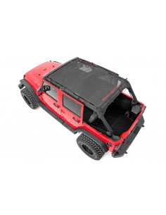 ROUGH COUNTRY Bikini Top Mesh Plus Negro | Jeep Wrangler... 2