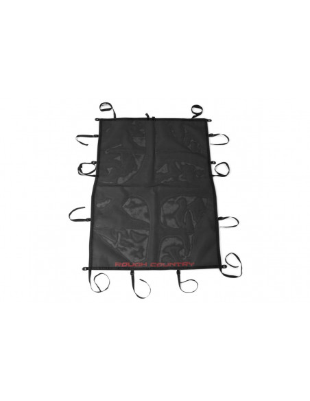 ROUGH COUNTRY Mesh Bikini Top Plus Black | Jeep Wrangler Unlimited JK 4 Door