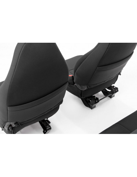 ROUGH COUNTRY Seat Covers Front and Rear | Jeep Wrangler TJ | Wrangler Unlimited