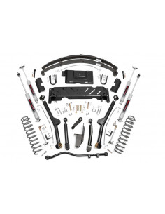 ROUGH COUNTRY 4.5" Lift Kit Long Arm | Jeep Cherokee XJ 2