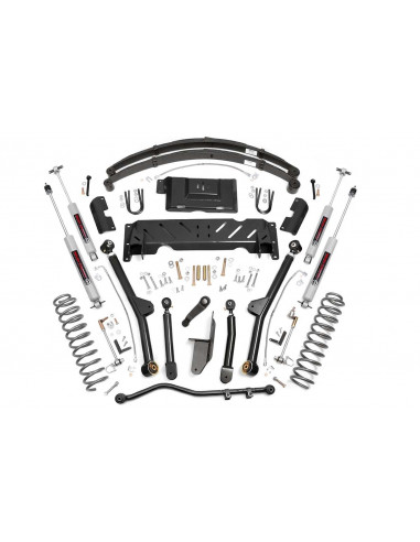 ROUGH COUNTRY 4.5" Lift Kit Long Arm | Jeep...