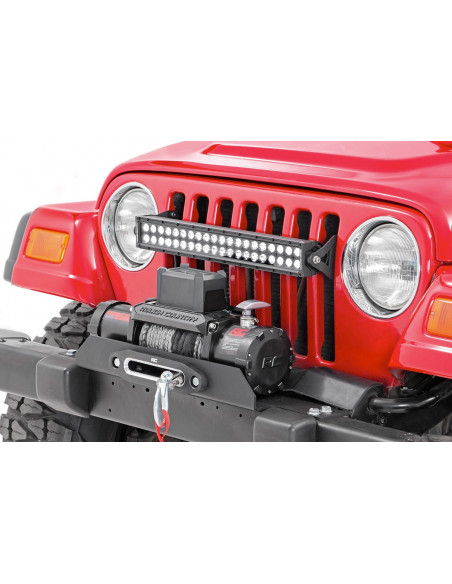 ROUGH COUNTRY Winch Mounting Plate | Jeep Wrangler TJ | Wrangler Unlimited LJ