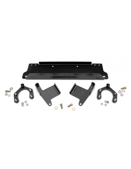 ROUGH COUNTRY Placa Montaje Cabrestante Paragolpes Original | Jeep Wrangler JK