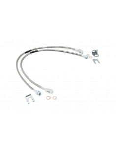 ROUGH COUNTRY Latiguillos Freno Delanteros Inox 4-6" |... 2