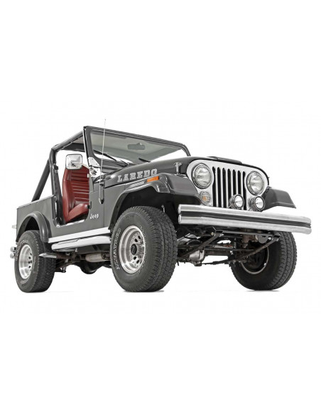 ROUGH COUNTRY Front Shackle Reversal Kit | Jeep CJ5 | Jeep CJ7 | Jeep Scrambler
