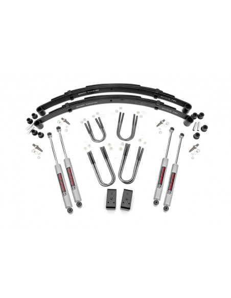 ROUGH COUNTRY SUSPENSION KIT 3" Rear Blocks | Jeep Grand Wagoneer | Jeep J10 J20