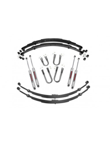 ROUGH COUNTRY 3" LIFT KIT Rear Leaf Springs |...