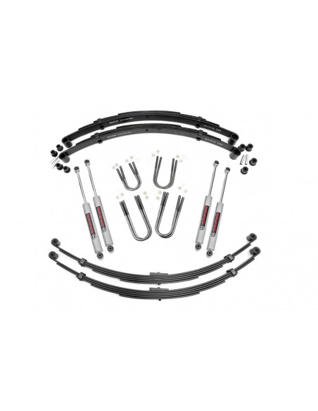 ROUGH COUNTRY 3" LIFT KIT Rear Leaf Springs | Jeep Grand Wagoneer | Jeep J10 J20