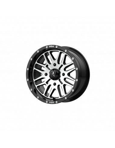 BRUTE UTV 14X7 4X110 G-BLK MACH 10MM
