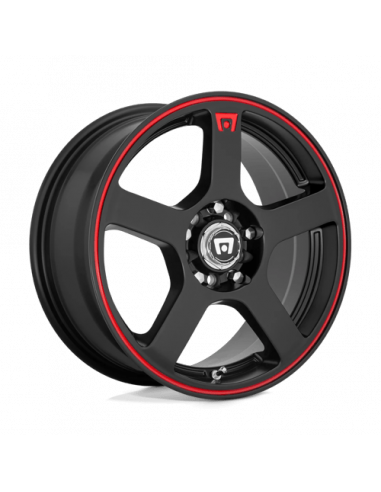 MR116 18X8 5X4.25/4.5 M-BLK/RED +45MM