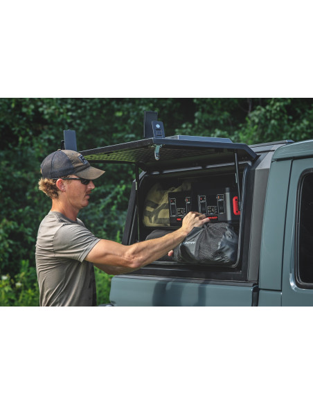 ROUGH COUNTRY Bed Cap Side Shelf Storage Bin Passenger | Jeep Gladiator JT