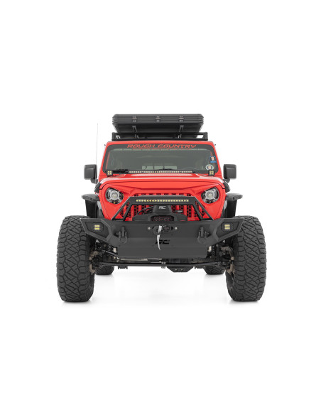 ROUGH COUNTRY Front Winch Bumper | Jeep Wrangler JK JL | Jeep Gladiator JT