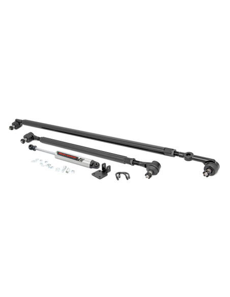 ROUGH COUNTRY KIT DIRECCION HD + Amortiguador V2 | Jeep Cherokee XJ | Comanche MJ | Wrangler TJ