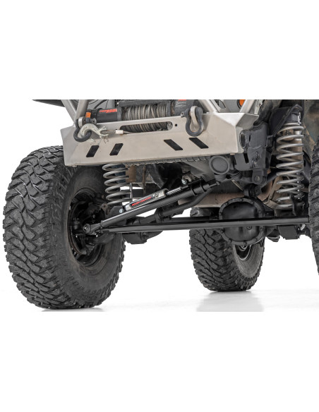 ROUGH COUNTRY HD STEERING KIT + V2 Stabilizer | Jeep Cherokee XJ | Comanche MJ | Wrangler TJ