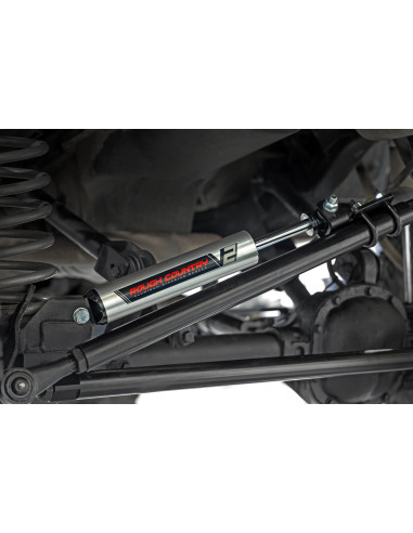 ROUGH COUNTRY HD STEERING KIT + V2 Stabilizer |...