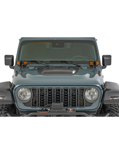 ROUGH COUNTRY Hood Scoop PSE Silver Zynith |...