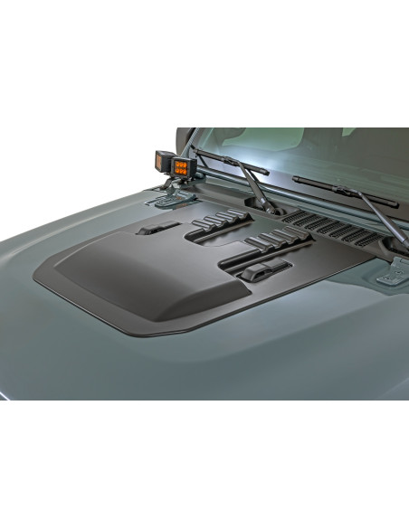 ROUGH COUNTRY Toma de Aire Capo PSE Silver Zynith | Jeep Gladiator JT | Jeep Wrangler JL