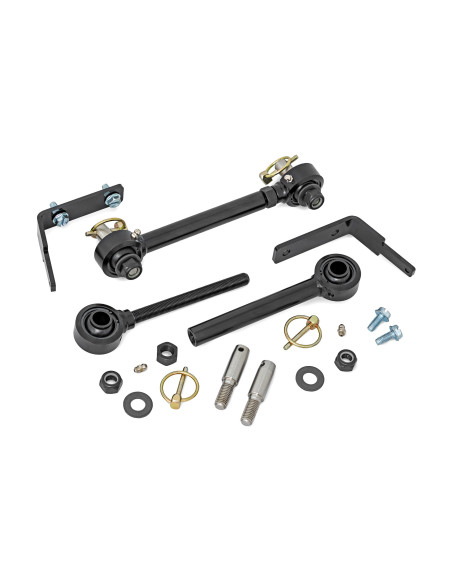 ROUGH COUNTRY Quick Disconnect Sway Bar Links 3.5-6" | Jeep Wrangler JK | Jeep Gladiator JT
