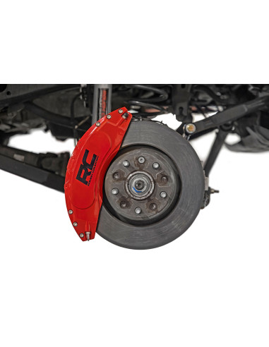 ROUGH COUNTRY Rear Caliper Covers Red Sport |...