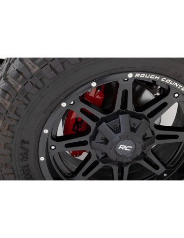 ROUGH COUNTRY Rear Caliper Covers Red Sport |...