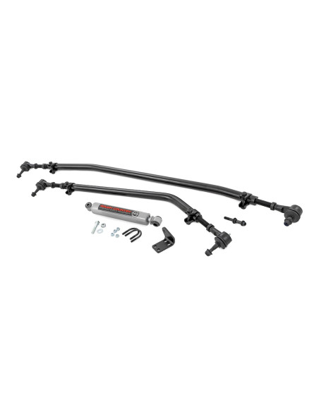 ROUGH COUNTRY High Steer Kit with N3 Steering Stabilizer | Jeep Wrangler JL | Jeep Gladiator JT