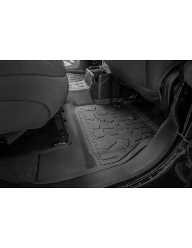 ROUGH COUNTRY Flex-Fit Floor Mats Front & Rear...