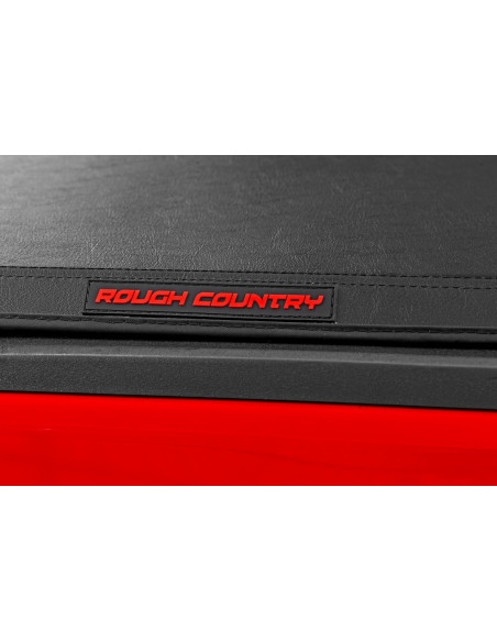 ROUGH COUNTRY Soft Tri-Fold Bed Cover 5' Bed | Jeep Gladiator JT