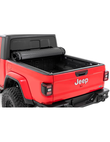 ROUGH COUNTRY Hard Roll Up Bed Cover 5' Bed | Jeep Gladiator JT