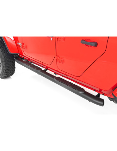ROUGH COUNTRY ESTRIBERAS Ovaladas Negras | Jeep...