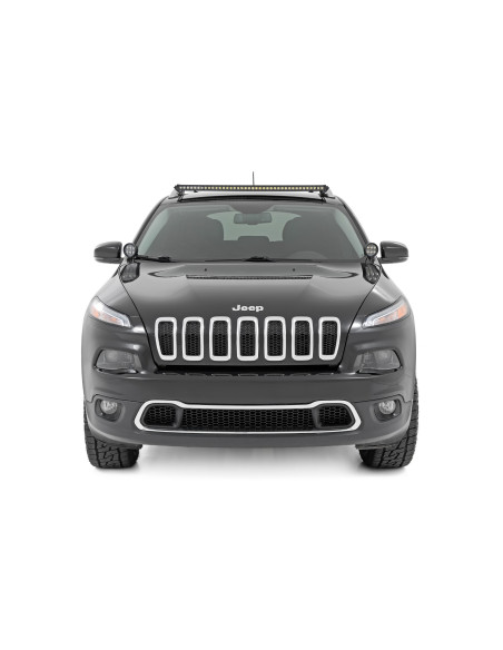 ROUGH COUNTRY ILUMINACION Kit Barra LED 40" Negra Techo | Jeep Cherokee KL