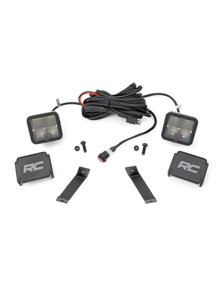 ROUGH COUNTRY LIGHTING LED Spectrum 2" Ditch Mount Spot | Jeep Cherokee KL