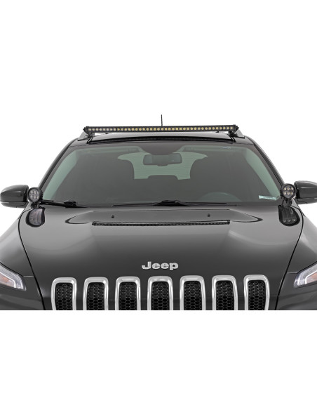 ROUGH COUNTRY LIGHTING LED Kit Ditch Mount 3" OSRAM Wide | Jeep Cherokee KL