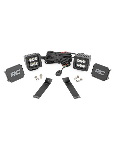 ROUGH COUNTRY LED Light Kit Ditch Mount 2" Spot...