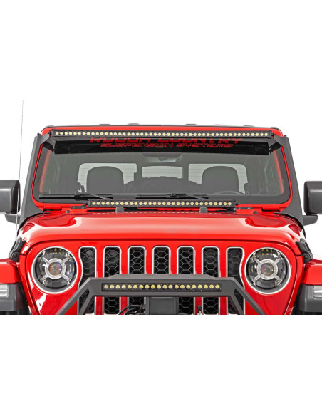 ROUGH COUNTRY ILUMINACION Barra LED 50" Spectrum Parabrisas | Jeep Gladiator JT | Jeep Wrangler JL