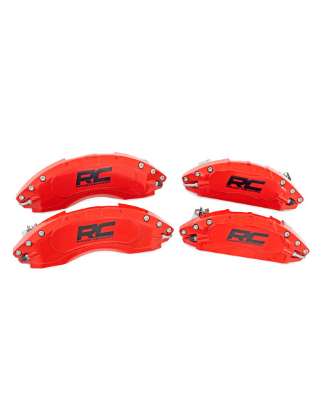 ROUGH COUNTRY Caliper Covers Red Sport | Jeep Wrangler JL | Jeep Gladiator JT