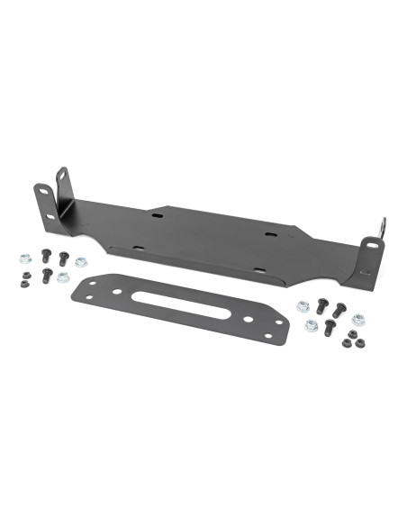 ROUGH COUNTRY PLACA SOPORTE CABRESTANTE Paragolpes OE Modular | Jeep Wrangler JL | Jeep Gladiator JT