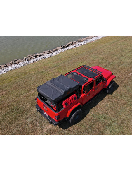 ROUGH COUNTRY TECHO Bikini Mesh Plus Negro | Jeep Gladiator JT