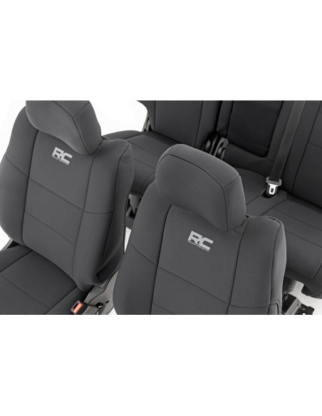 ROUGH COUNTRY INTERIOR Neoprene Seat Covers | Jeep Grand Cherokee WK2