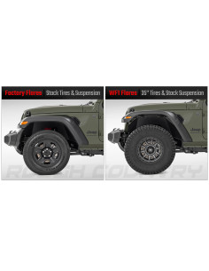 ROUGH COUNTRY WF1 Pocket Fender Flares | Jeep Gladiator JT 2