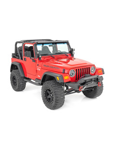 ROUGH COUNTRY Nerf Bar Side Steps 3" | Jeep Wrangler TJ |... 2