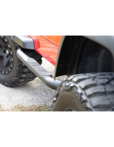 ROUGH COUNTRY Nerf Bar Side Steps 3" | Jeep...