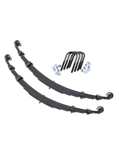 ROUGH COUNTRY Front Leaf Springs 2.5" Pair | Jeep CJ5 |...