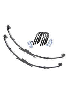 ROUGH COUNTRY Rear Leaf Springs 2.5" Lift Pair | Jeep...