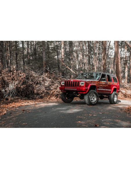 ROUGH COUNTRY SUSPENSION KIT 4.5" RR Springs | Jeep Cherokee XJ