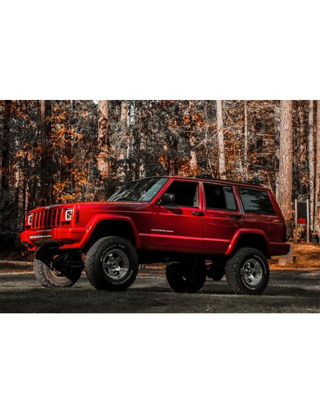 ROUGH COUNTRY SUSPENSION KIT 4.5" RR Springs | Jeep Cherokee XJ