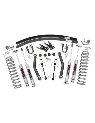 ROUGH COUNTRY KIT SUSPENSION 4.5" Lift con AAL...