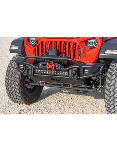 ROUGH COUNTRY FRONT WINCH BUMPER Tubular with...