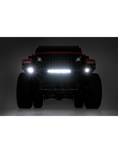 ROUGH COUNTRY Front Bumper with Skid Plate |...